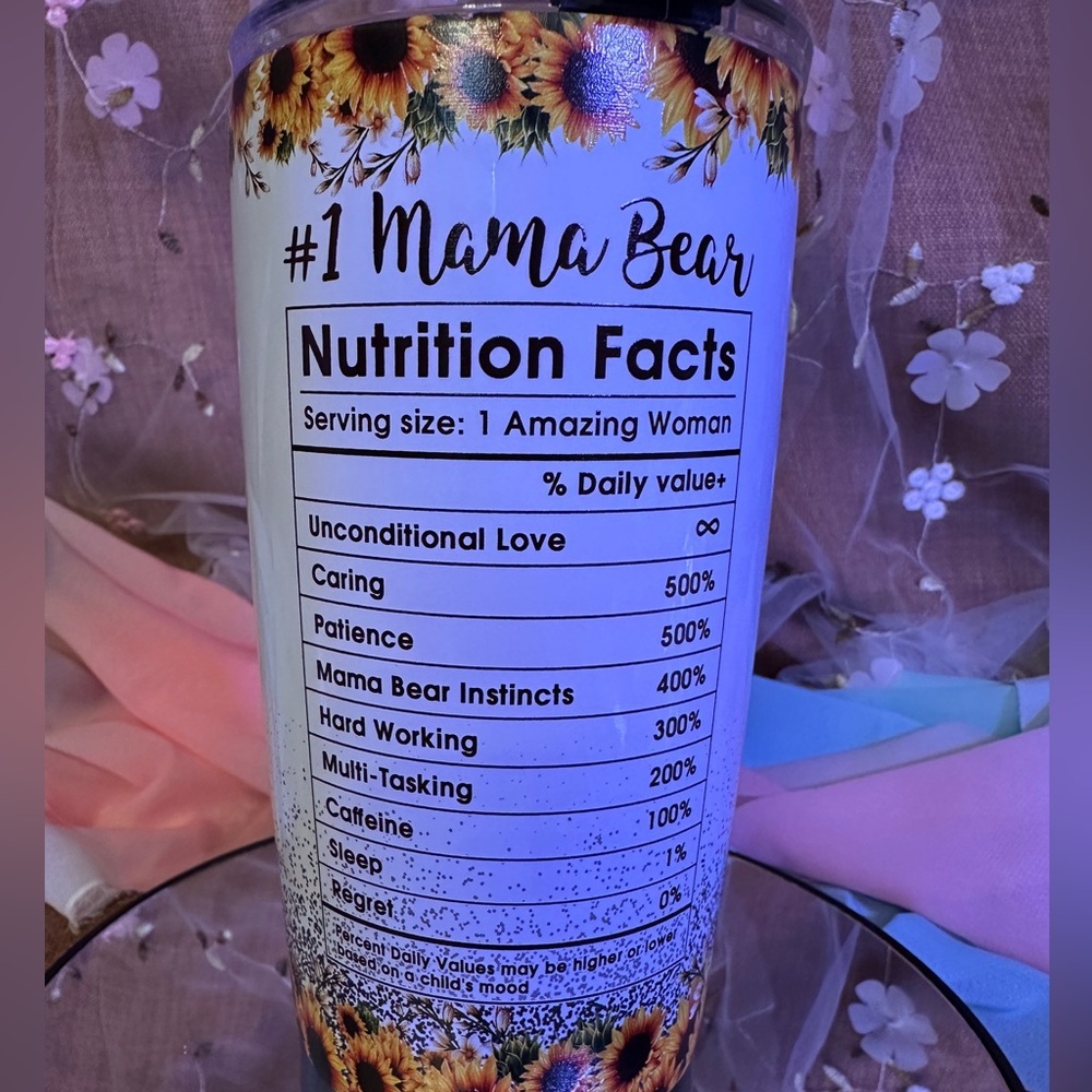 Tumbler Stainless Steel “MamaBear” 20oz - Picture 4 of 5